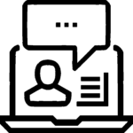 Icon of online meeting